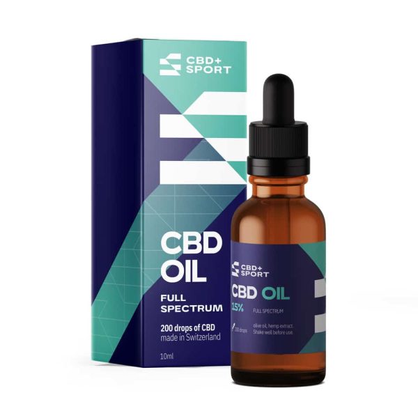CBD Olie 15% met verpakking